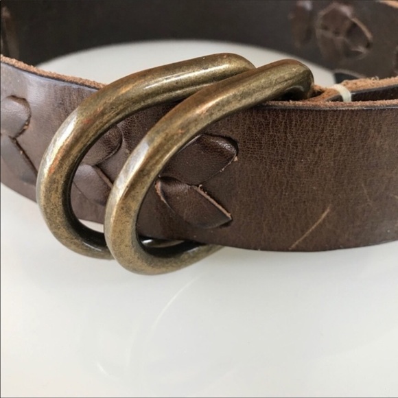 JOOP! Made In Italy Leather Brown Belt M/90